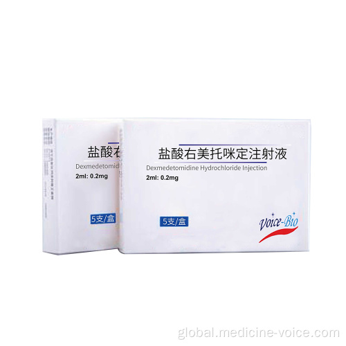 Dexmedetomidine HCl 0.2mg/2ml GMP Dexmedetomidine HCl (Precedes) 0.2mg/2ml Supplier